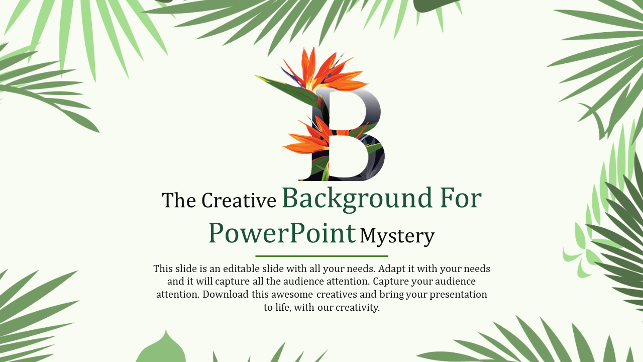 Creative Background For PowerPoint Slide Template